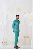 AQUA FLORA JODHPURI SET