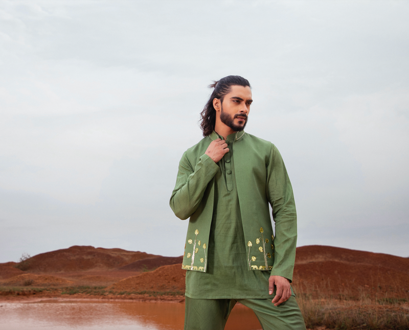 MONSTERA DEEP GREEN BUNDI SET