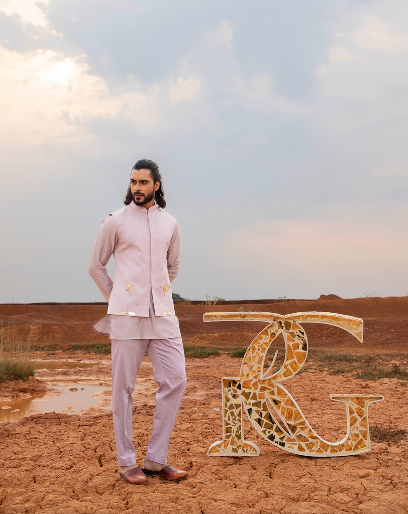 PERIWINKLE TIGER BUNDI SET