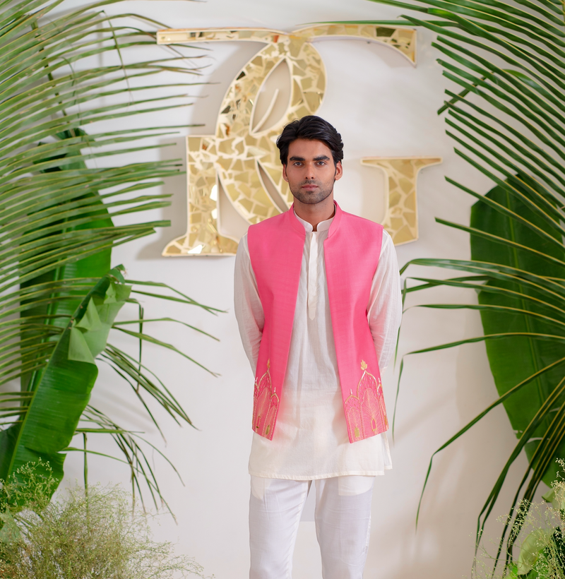 PINK ARCH BUNDI SET