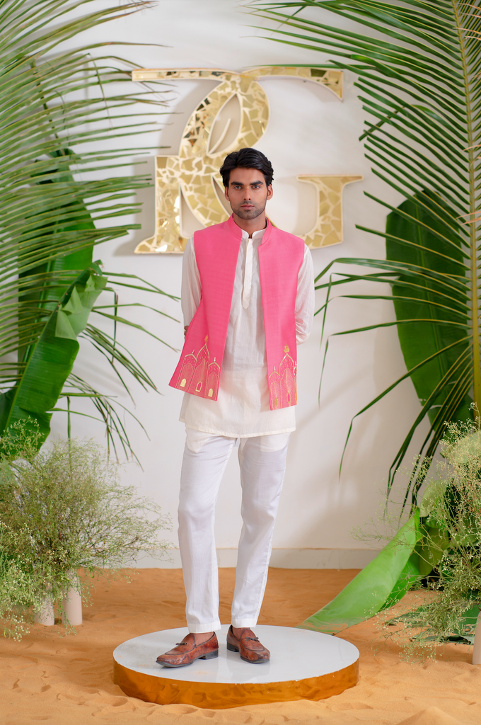 PINK ARCH BUNDI SET