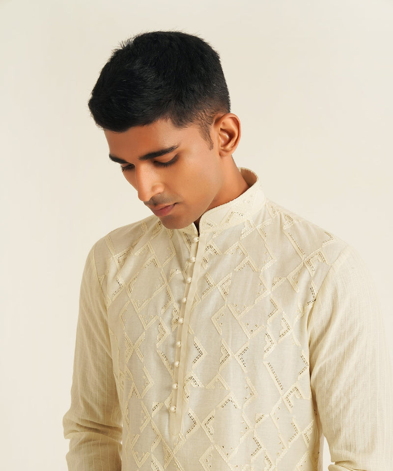 EMBROIDERED KURTA SET