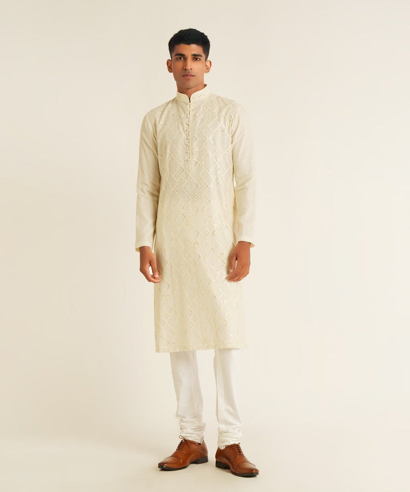EMBROIDERED KURTA SET