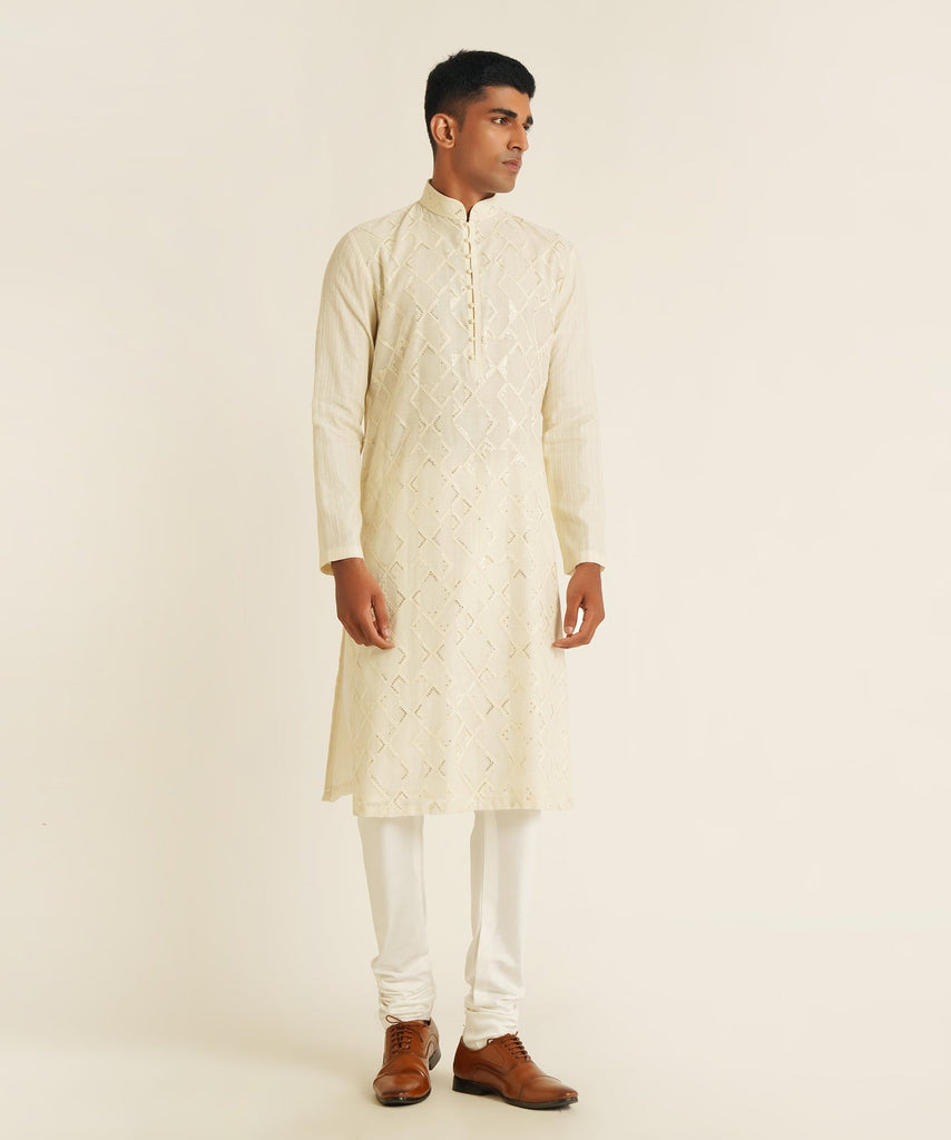 EMBROIDERED KURTA SET