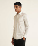 ZIPPER DETAILED BUTTON DOWN SHIRT