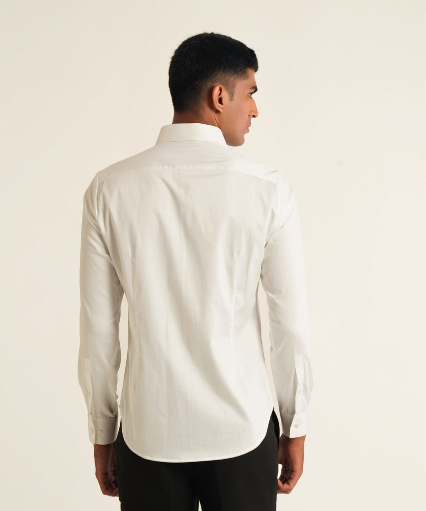 ZIPPER DETAILED BUTTON DOWN SHIRT