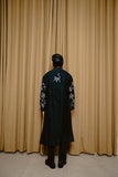CHARCOAL BLACK CHANDERI HANDLOOM KURTA SET