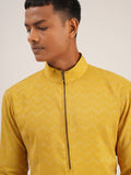 ZIG-ZAG ASYMMETRIC KURTA SET