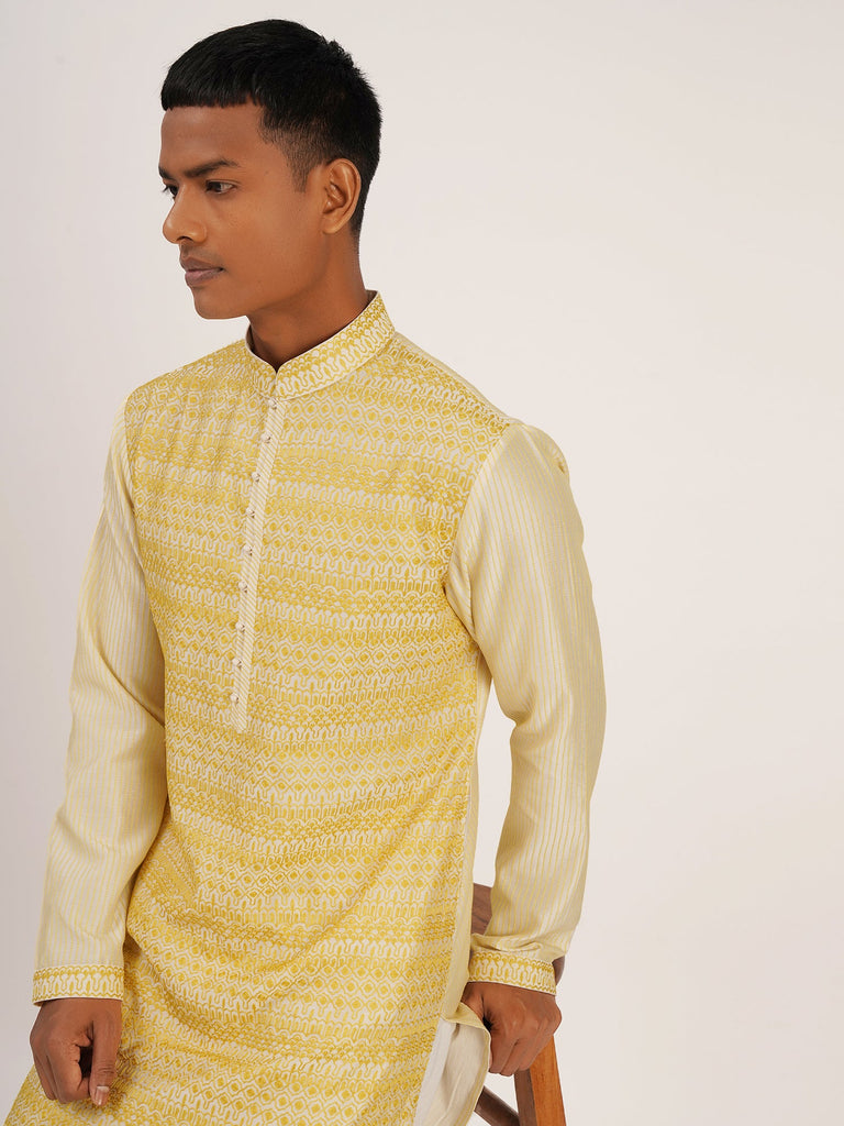 EMBROIDERED KURTA SET