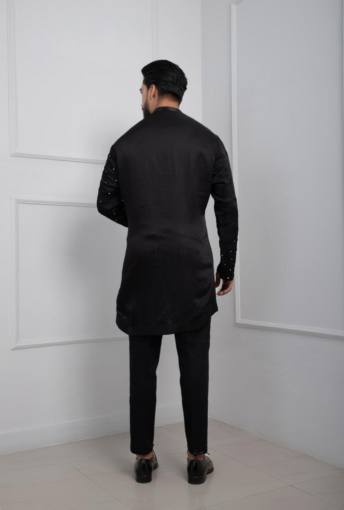 OBSIDIAN ZIPPER KURTA SET