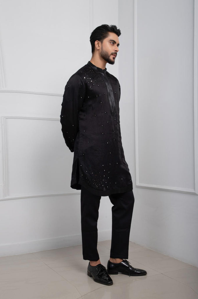 OBSIDIAN ZIPPER KURTA SET