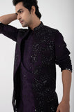DARK RAVEN NEHRU AND KURTA SET