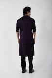 DARK RAVEN NEHRU AND KURTA SET