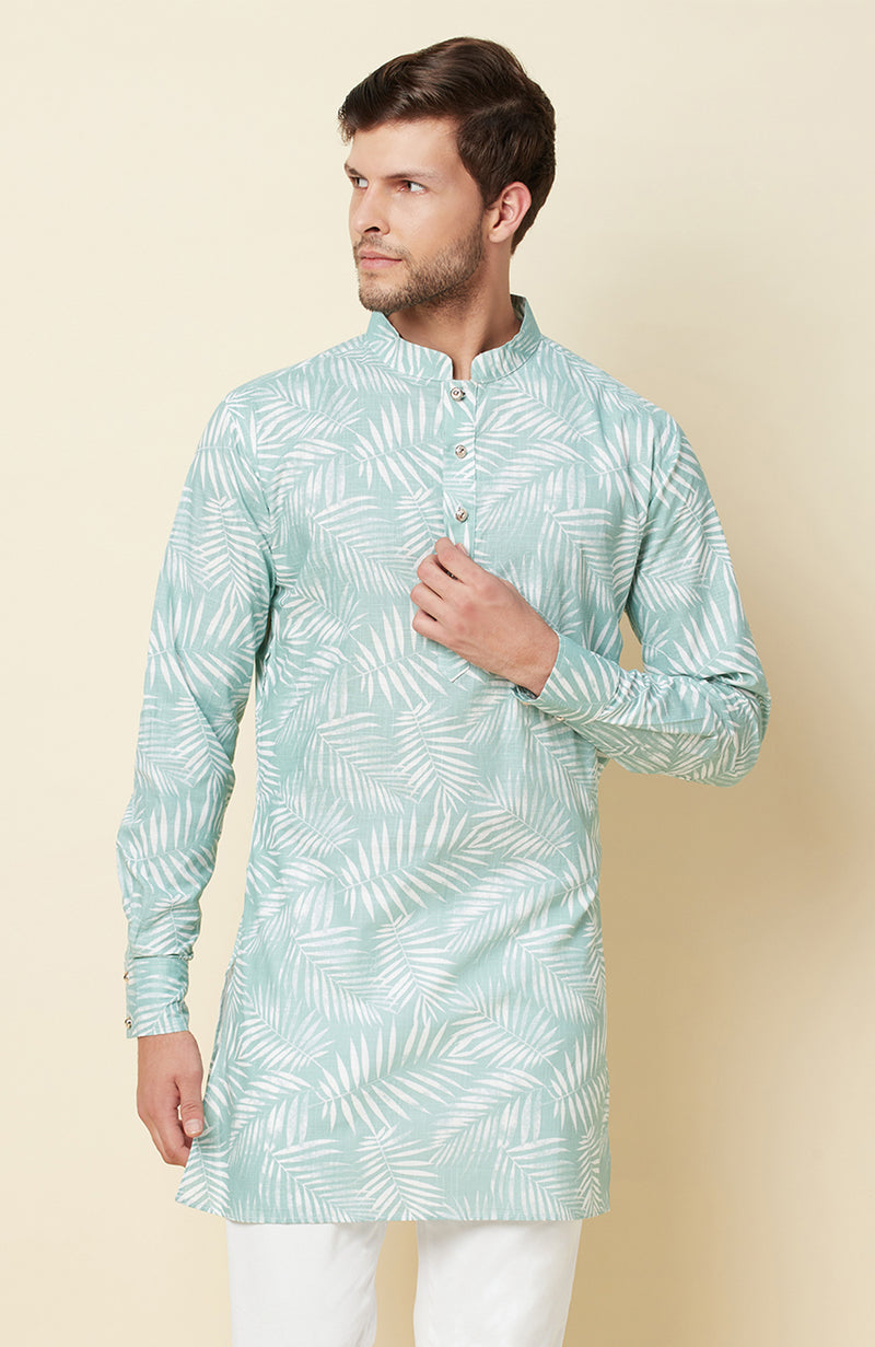 TROPICAL PRINT KURTA
