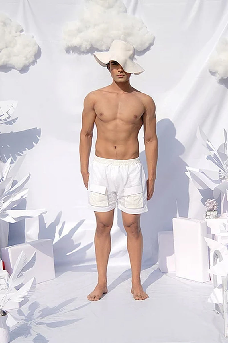 SUMMER PATCH POCKET SHORTS