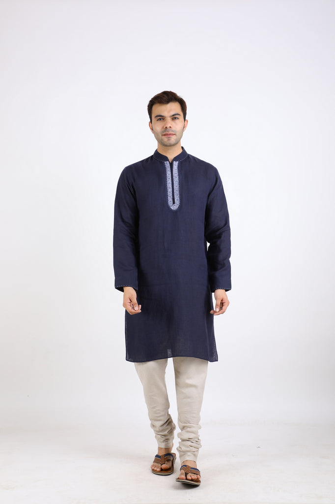 NAVY KURTA