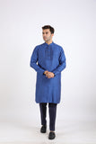INDIGO CHAMBRAY KURTA