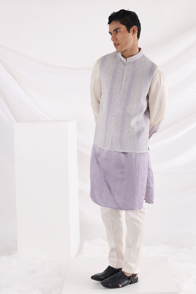 LAVENDER DREAM NEHRU JACKET