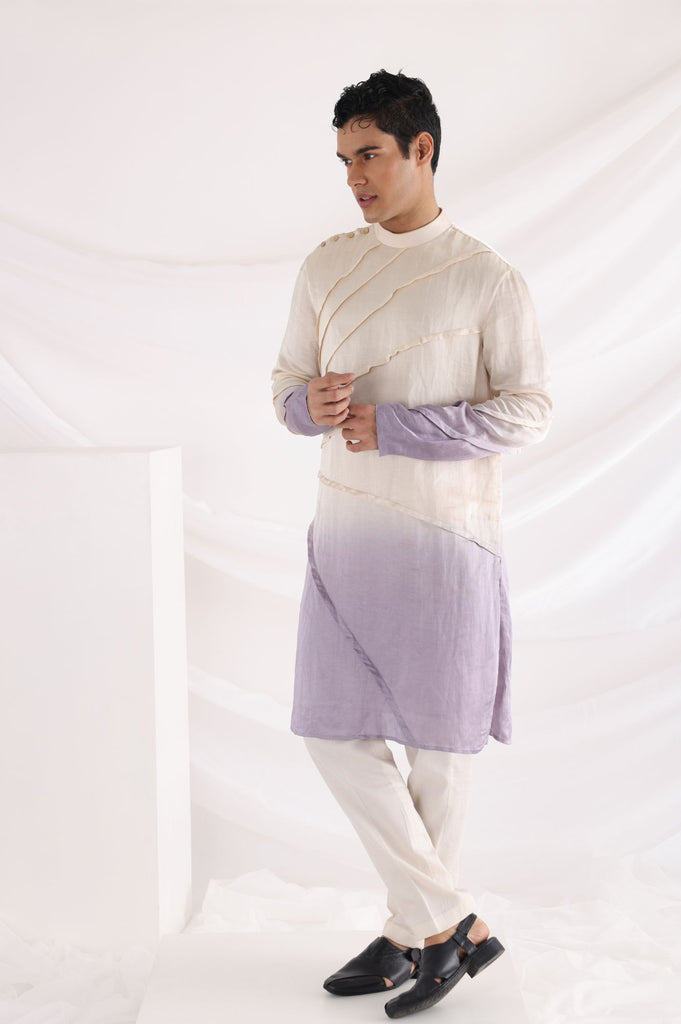 AMETHYST PLEATED KURTA SET