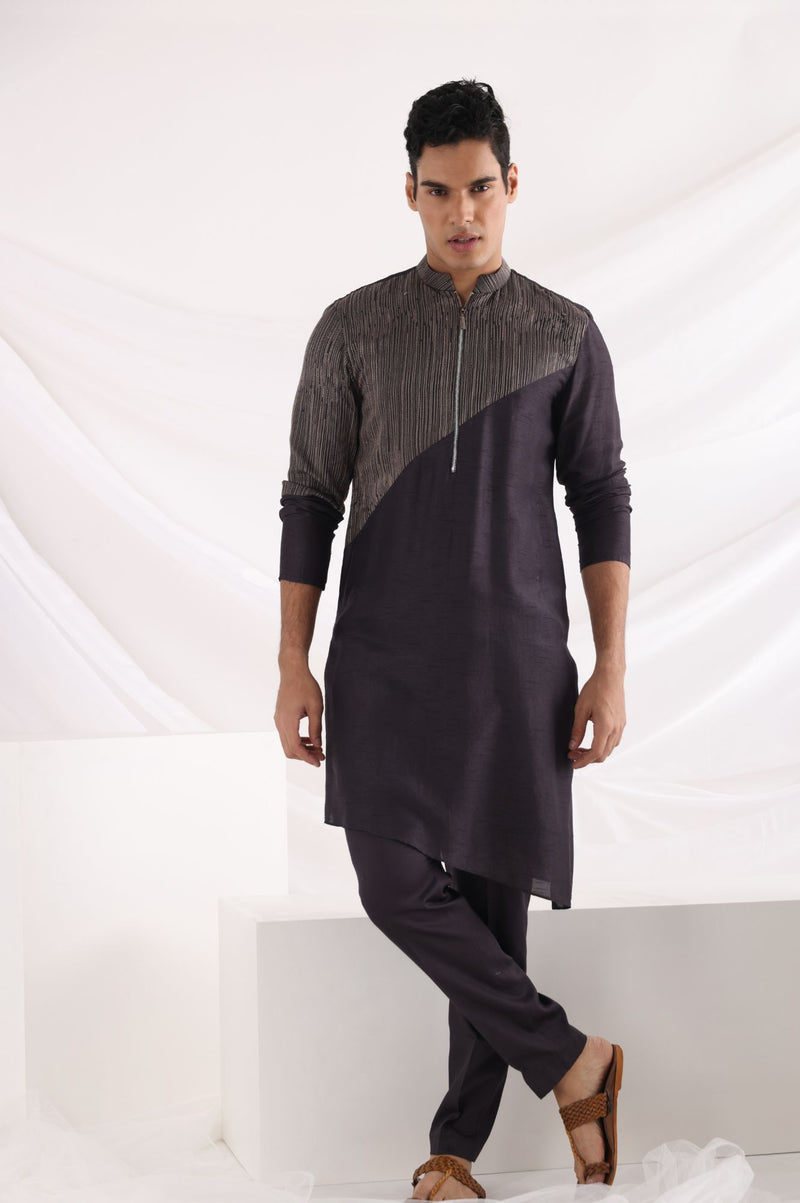 ADREAN ZIPPER KURTA SET
