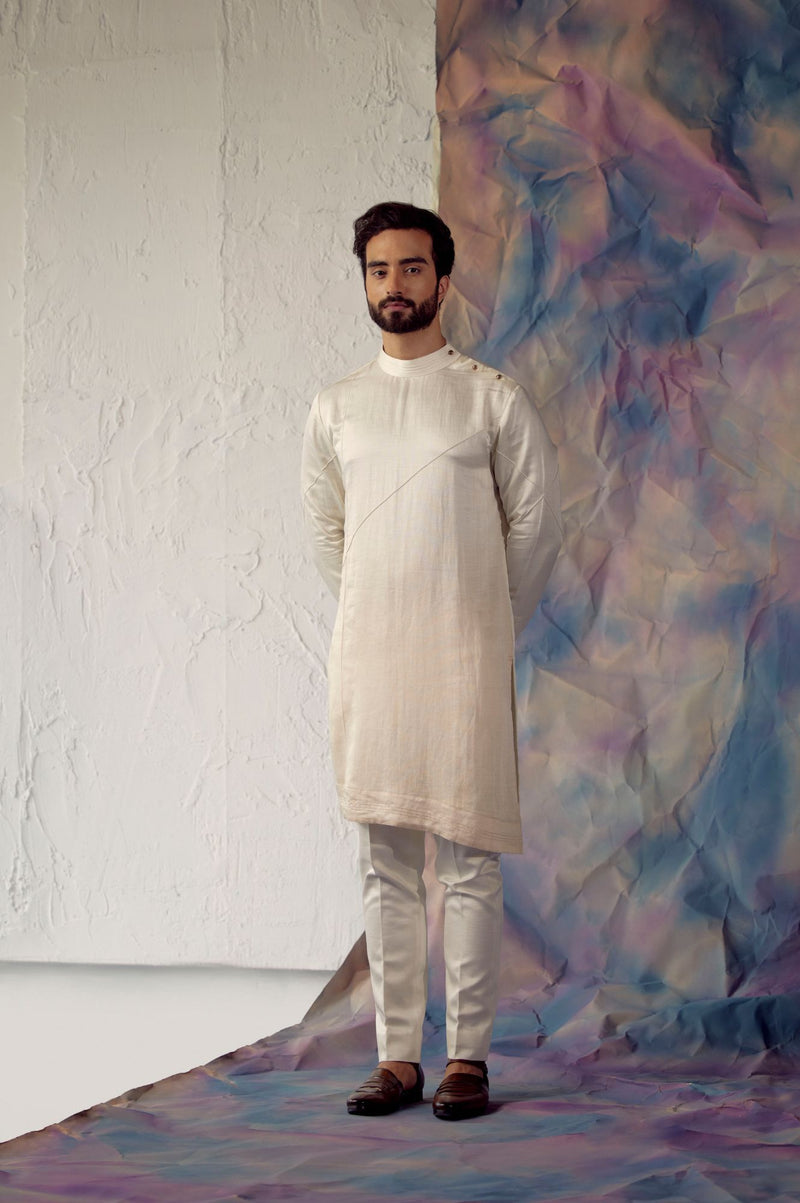 IVORY OMBRE KURTA SET