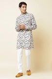 MULTI-COLOUR FLORAL PRINT KURTA