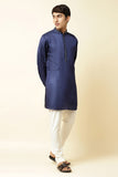 NAVY EMBROIDERED KURTA