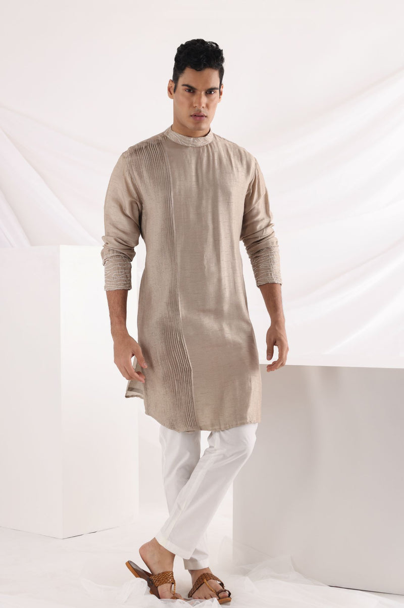 ELDORIS PLEATED KURTA SET