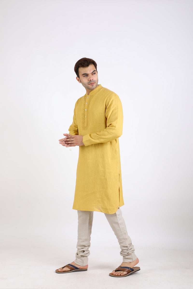 OCHRE KURTA