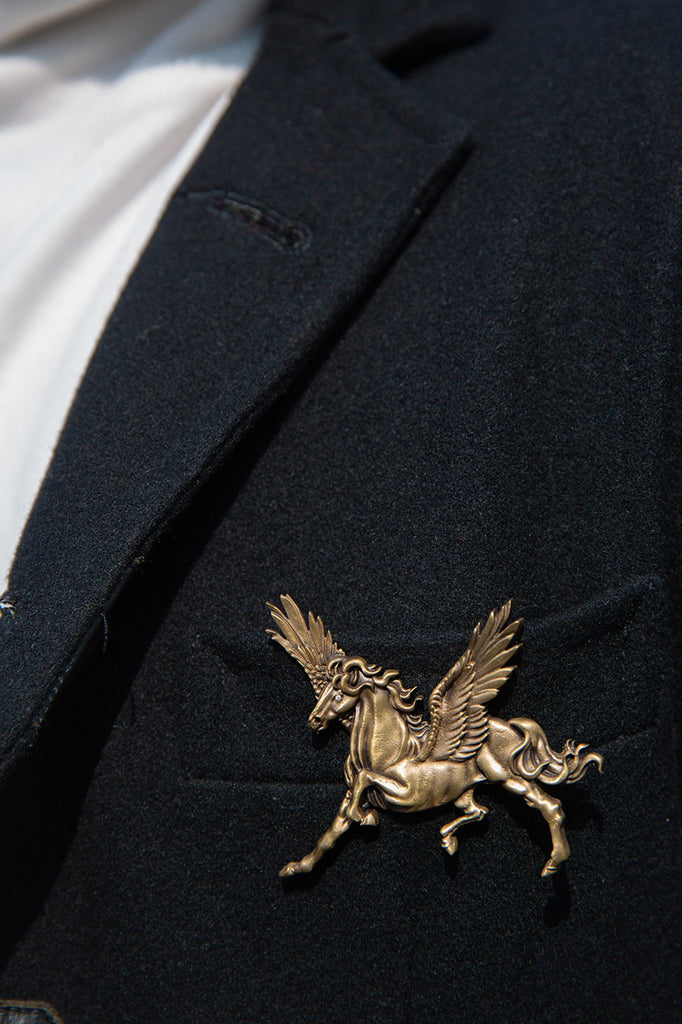 THE WINGED HORSE BROOCH