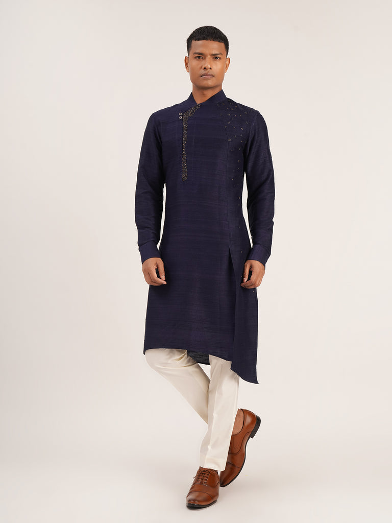 METAL EMBROIDERY KURTA SET