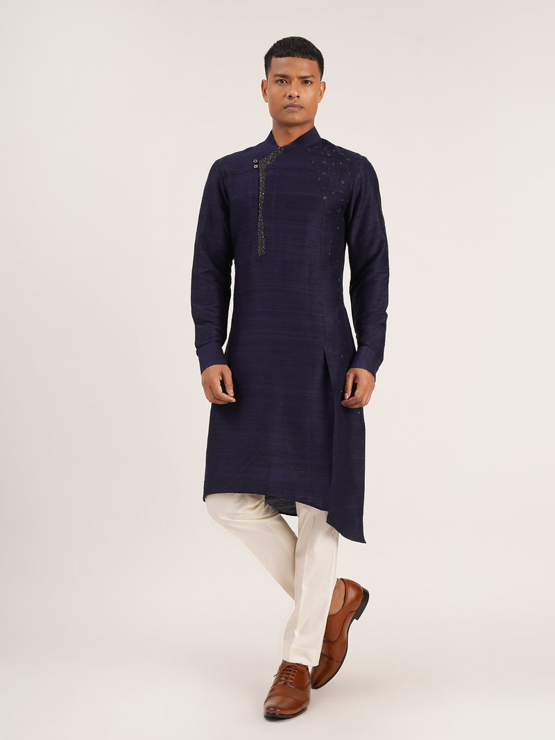 METAL EMBROIDERY KURTA SET