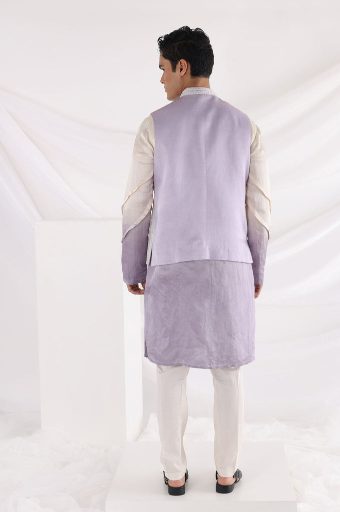 AMETHYST PLEATED KURTA SET