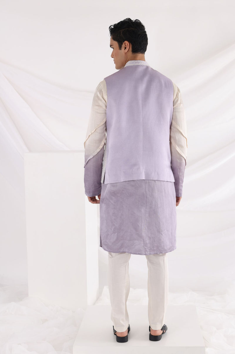 AMETHYST PLEATED KURTA SET