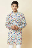 MULTI-COLOUR FLORAL PRINT KURTA