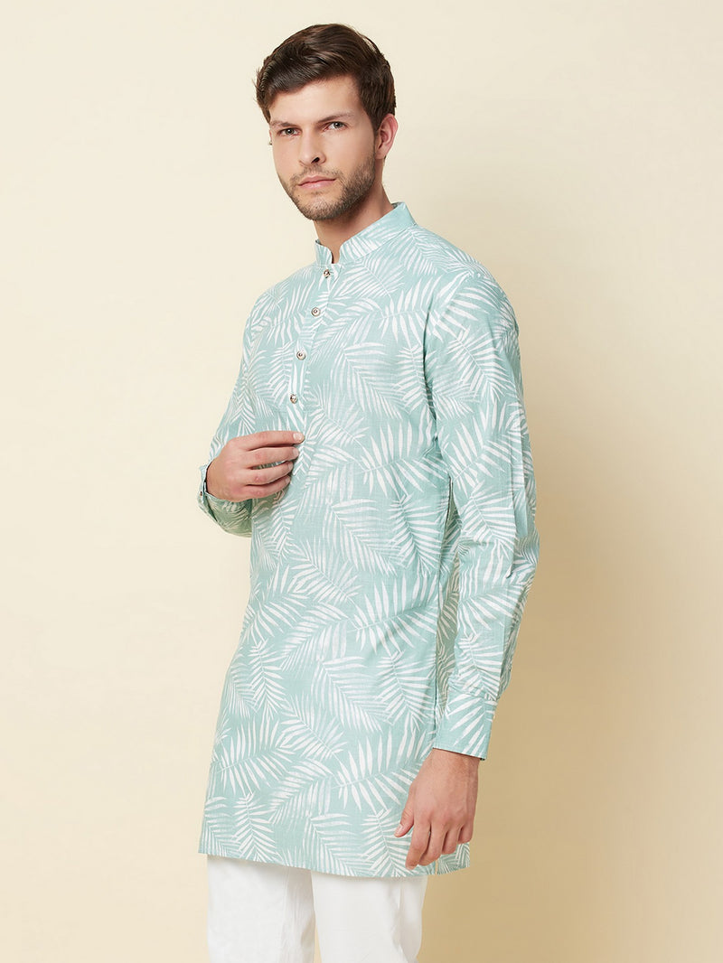 TROPICAL PRINT KURTA