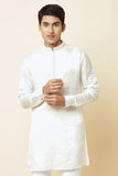 WHITE EMBROIDERED KURTA