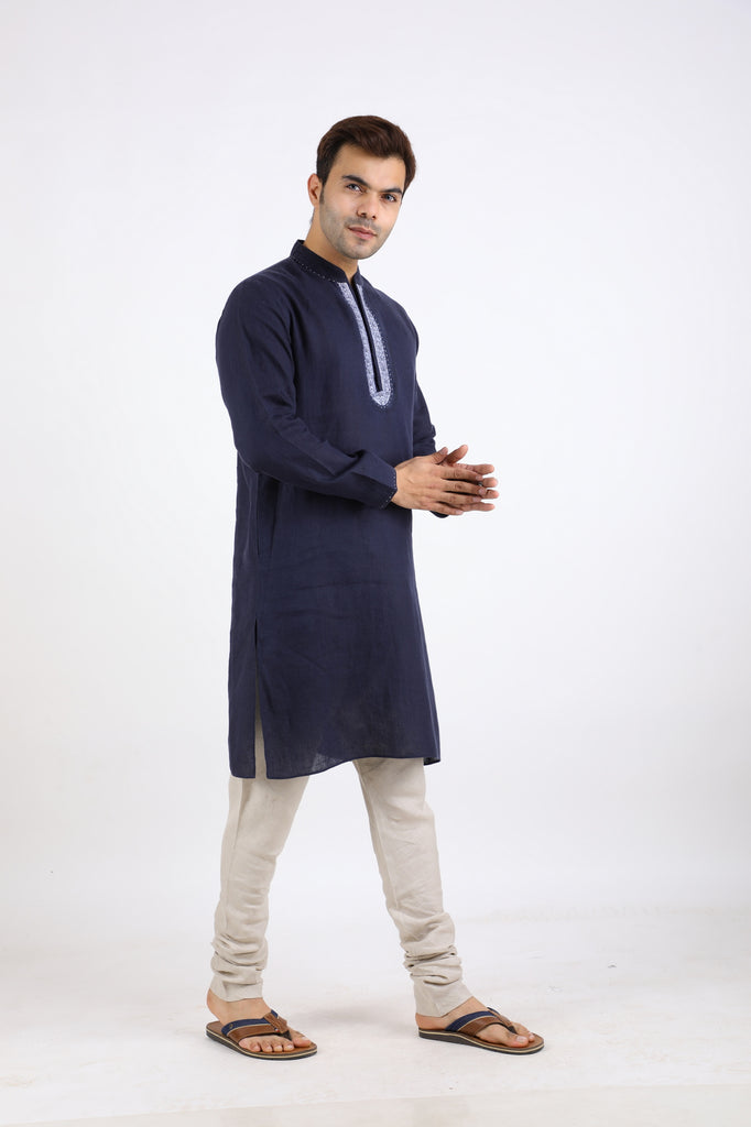 NAVY KURTA