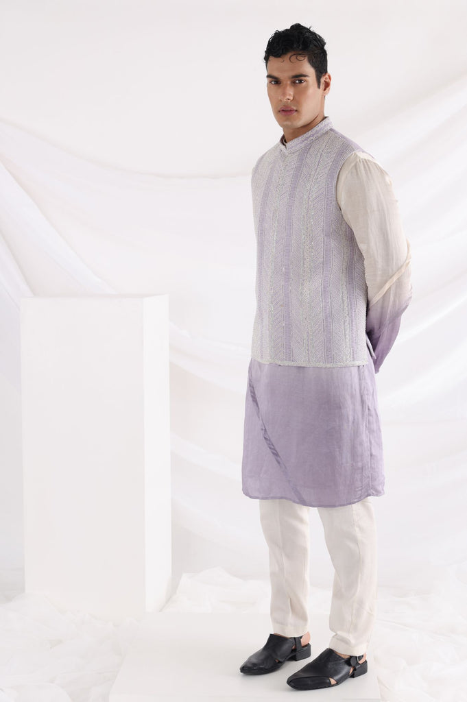 LAVENDER DREAM NEHRU JACKET