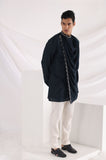 NAVY COWL KURTA SET