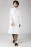 BASIC LINEN LONG KURTA