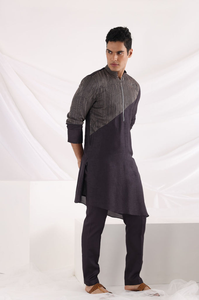 ADREAN ZIPPER KURTA SET