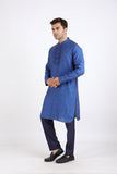 INDIGO CHAMBRAY KURTA