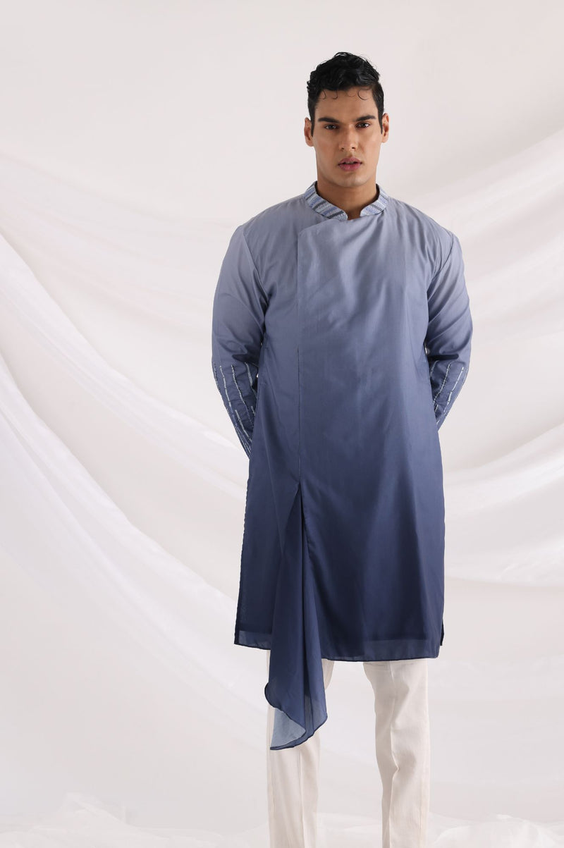 NEPTUNIAN BLUE KURTA SET
