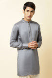 GREY EMBROIDERED KURTA