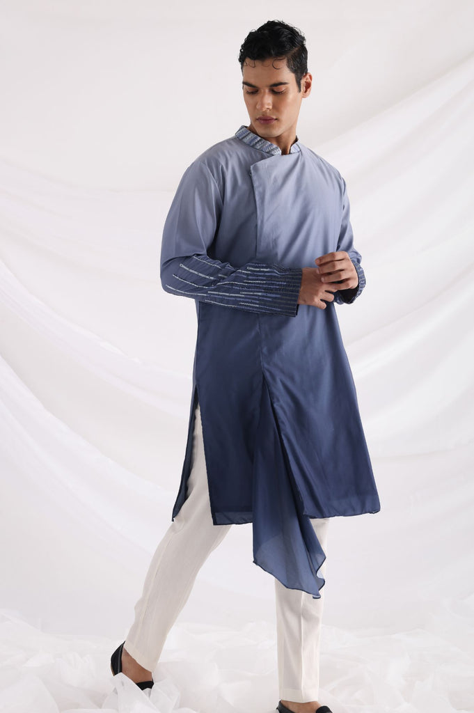NEPTUNIAN BLUE KURTA SET