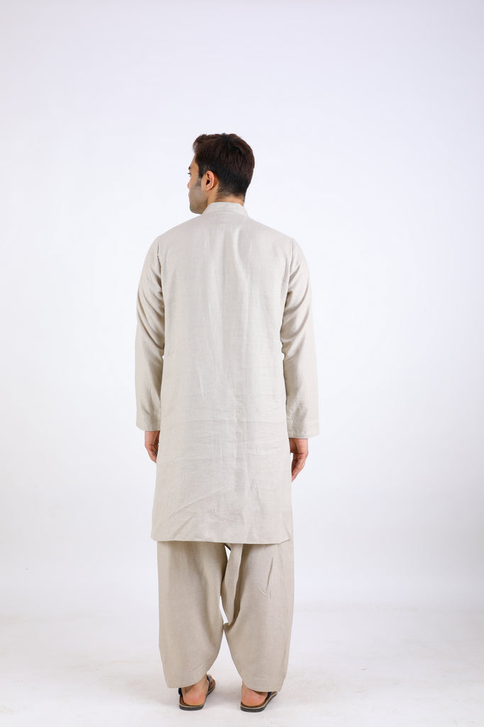 BEIGE KURTA