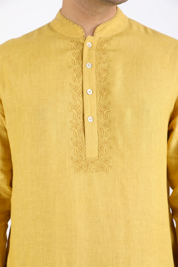 OCHRE KURTA