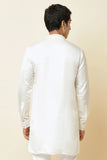 WHITE EMBROIDERED KURTA