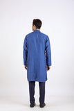 INDIGO CHAMBRAY KURTA